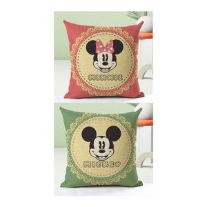 Mickey & Minnie Pillow Cover Set